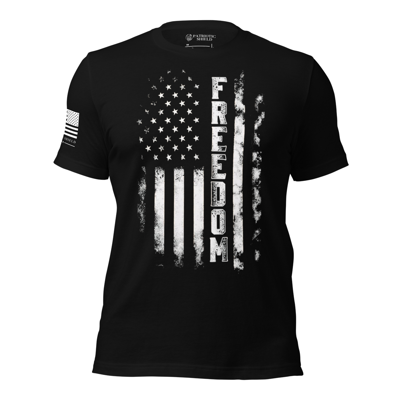 High-Quality Freedom Tee - Stand for American Values. black