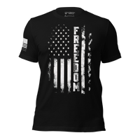 Thumbnail for High-Quality Freedom Tee - Stand for American Values. black