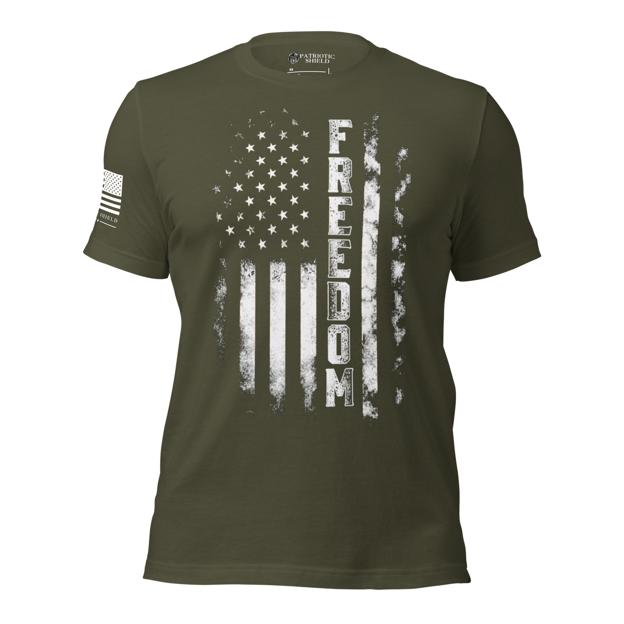 American Freedom Tee - Wear Your Patriotism with Pride. military green