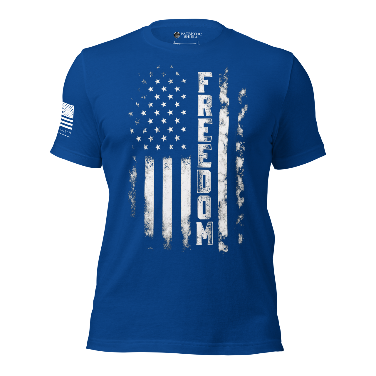 Show off your patriotism with pride and show the world you not afraid to stand tall. true royal