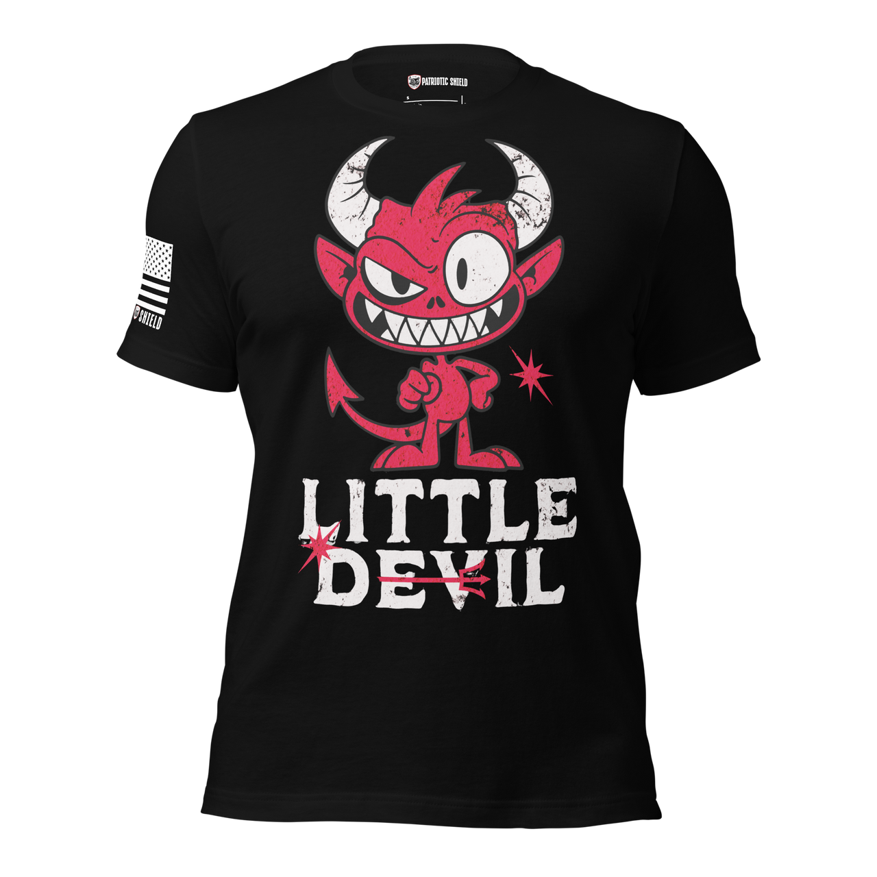 Funny patriotic spooky devil t-shirt Halloween humor