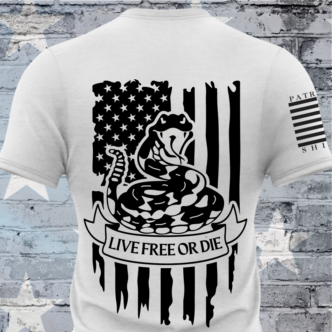 Live Free or Die T-Shirt - Patriotic Warrior Apparel