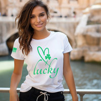 Thumbnail for comfortable cotton tee for the lucky women in your life