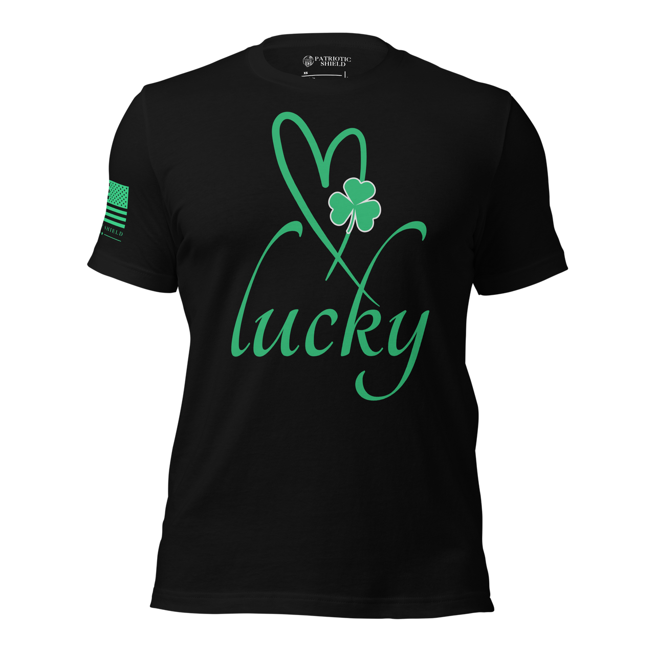 wearing your lucky tee to all occasions. black