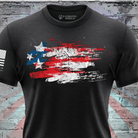 Majestic Glory Women’s Patriotic American Flag T-Shirt