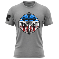 Thumbnail for High-Quality Christian Tee – Wear Your Faith with Strength. athletic heather