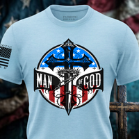 Thumbnail for Man of God T-Shirt – Christian Faith patriotic Apparel