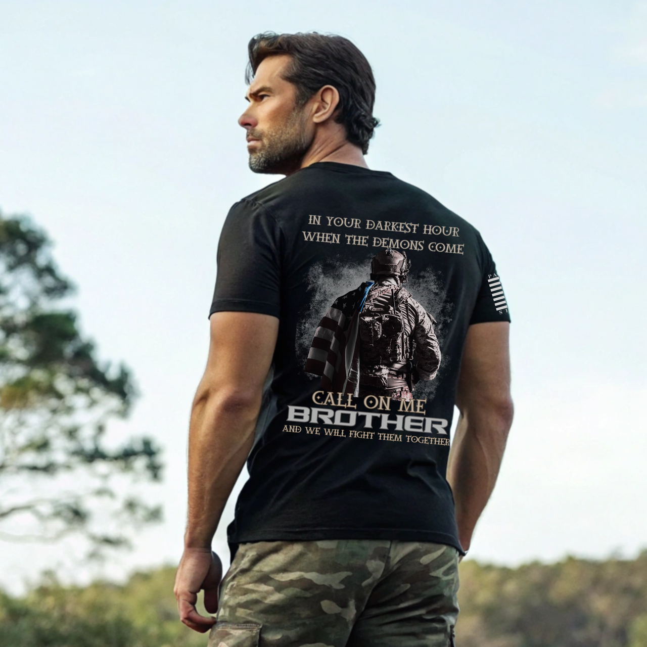 Brotherhood T-Shirt for Veterans and Patriots