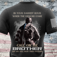 Thumbnail for Never Alone Brotherhood T-Shirt – Patriotic Warrior Apparel