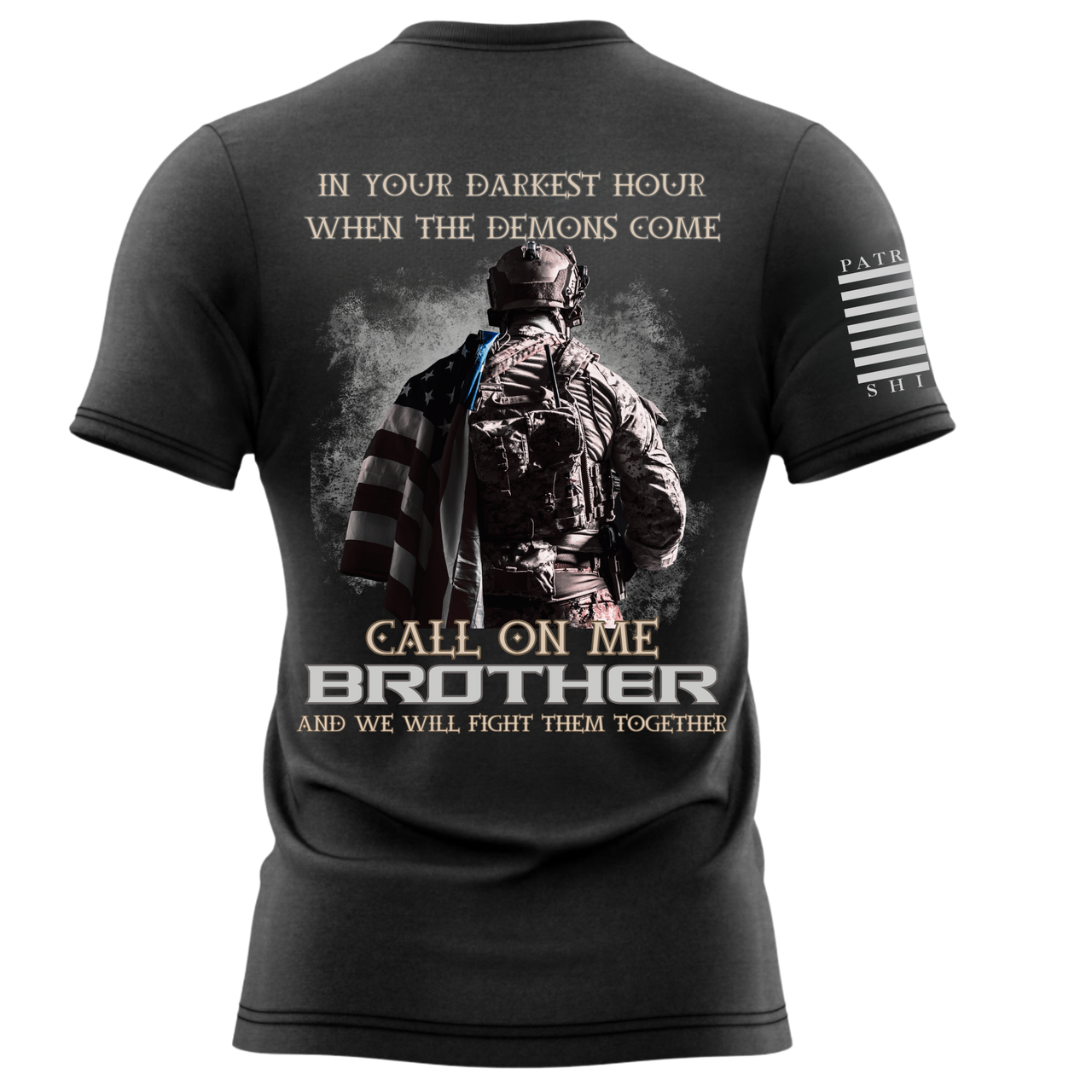 Patriotic Shirt – Never Leave a Brother Behind