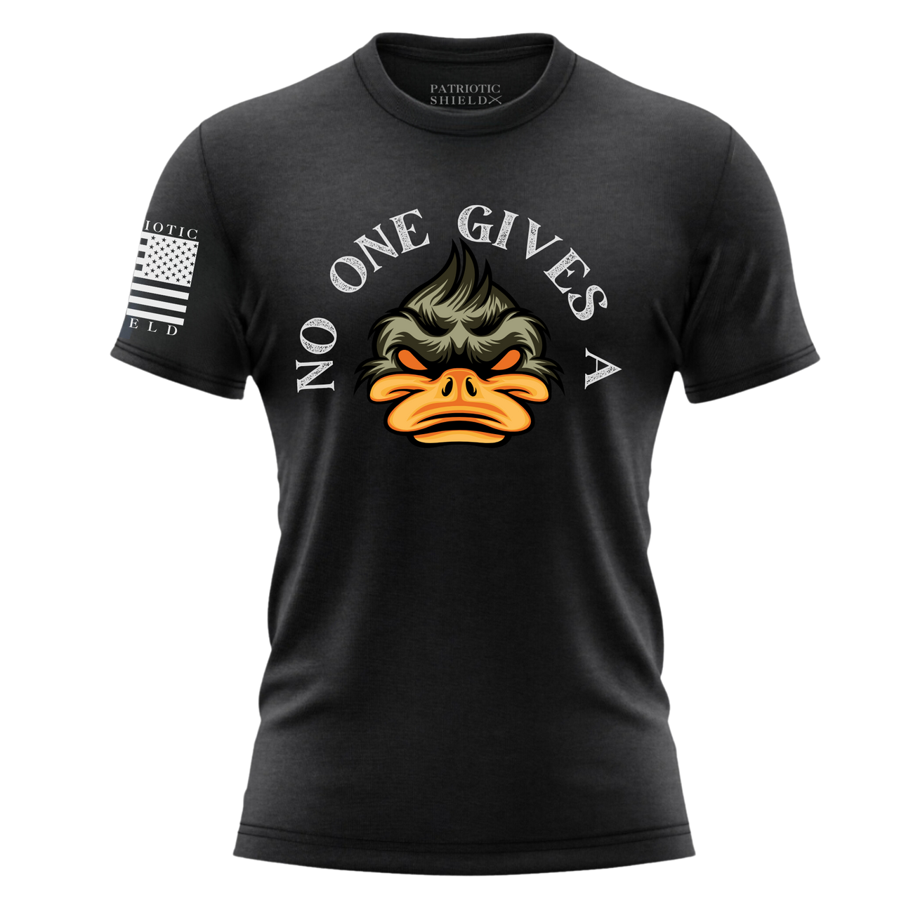 Trendy and humorous No One Gives a Duck T-shirt for patriots