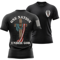 Thumbnail for Patriotic Christian T-Shirt - Faith, Freedom, and Unity