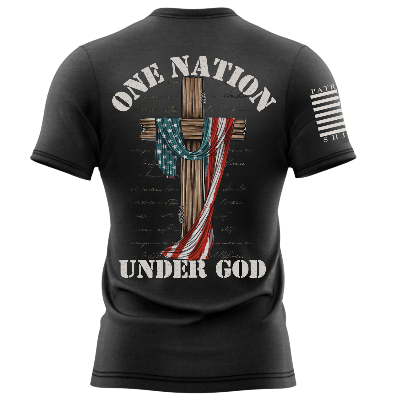 Freedom & Faith T-Shirt - One Nation Under God for true patriots