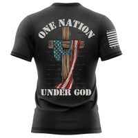 Thumbnail for Freedom & Faith T-Shirt - One Nation Under God for true patriots