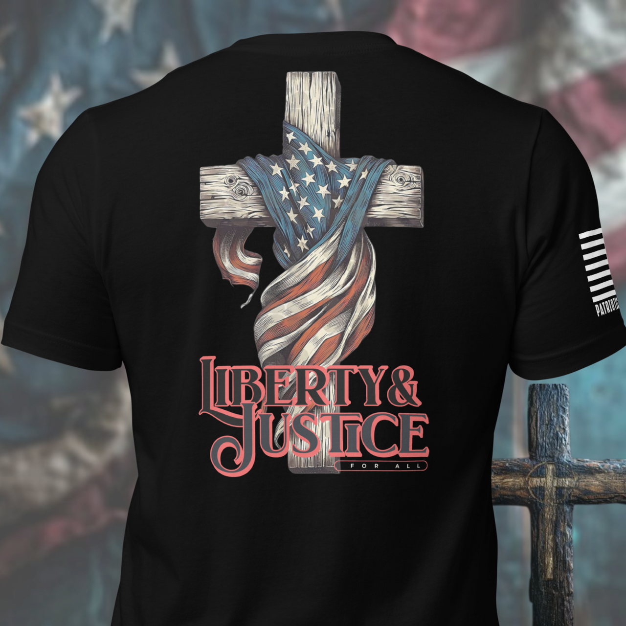 One Nation Under God patriotic t-shirt bold American pride design