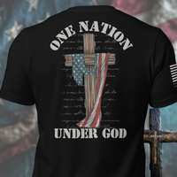 One Nation Under God patriotic t-shirt design