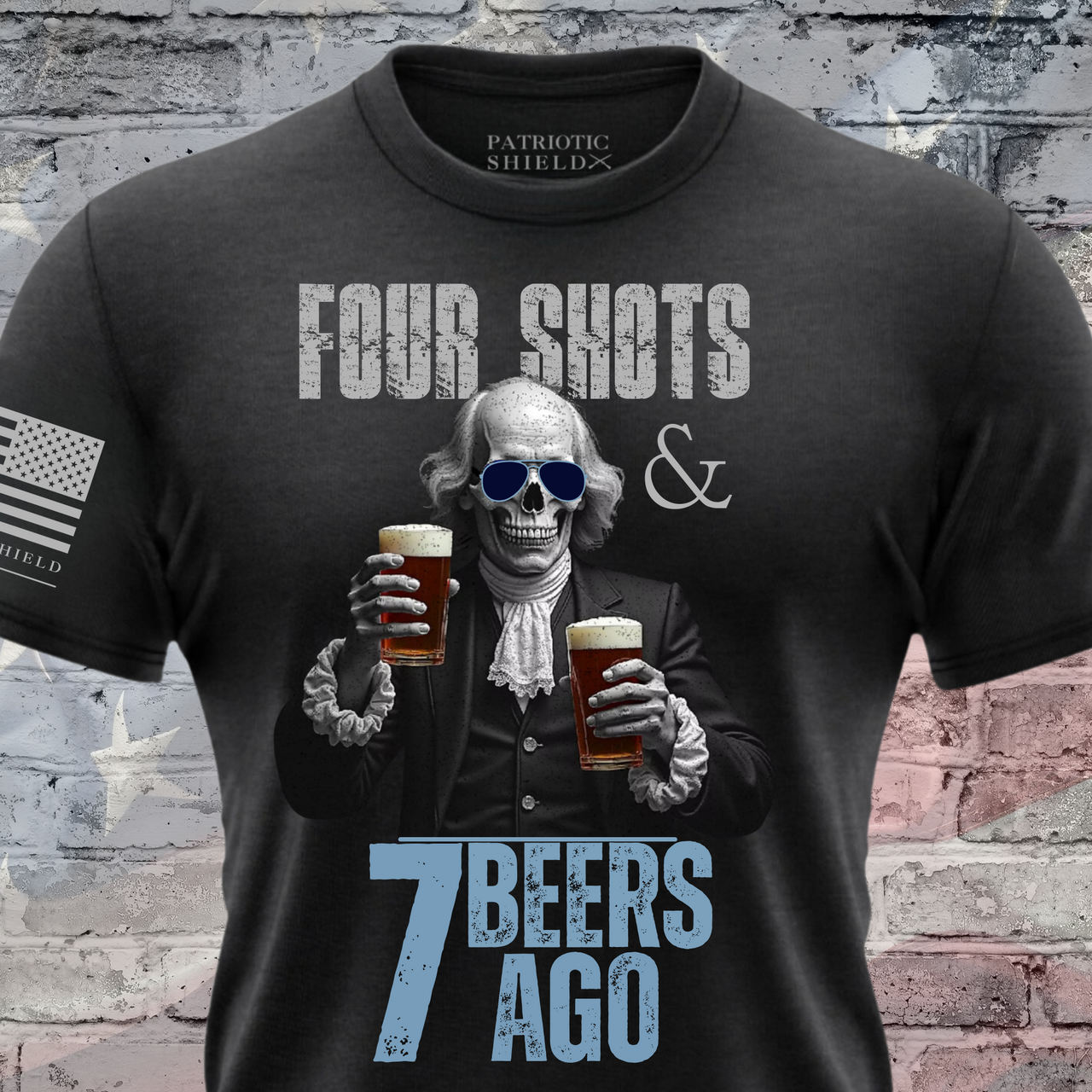 Party Like 1776 USA t-shirt for freedom lovers