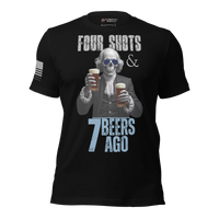 Funny Patriotic Shirt for all Men & Women. black 