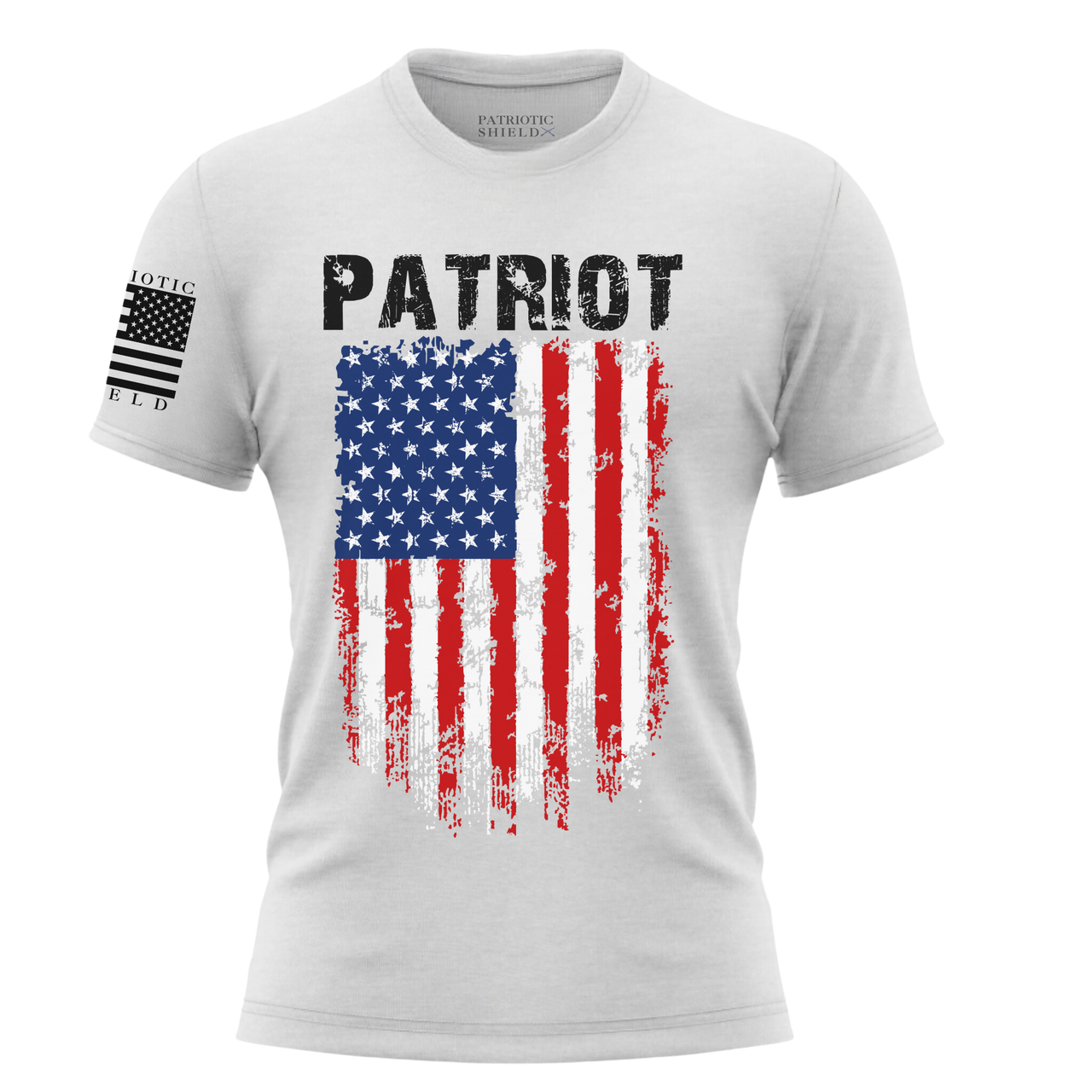 Bold and beautiful American Patriot T-shirt for women. White