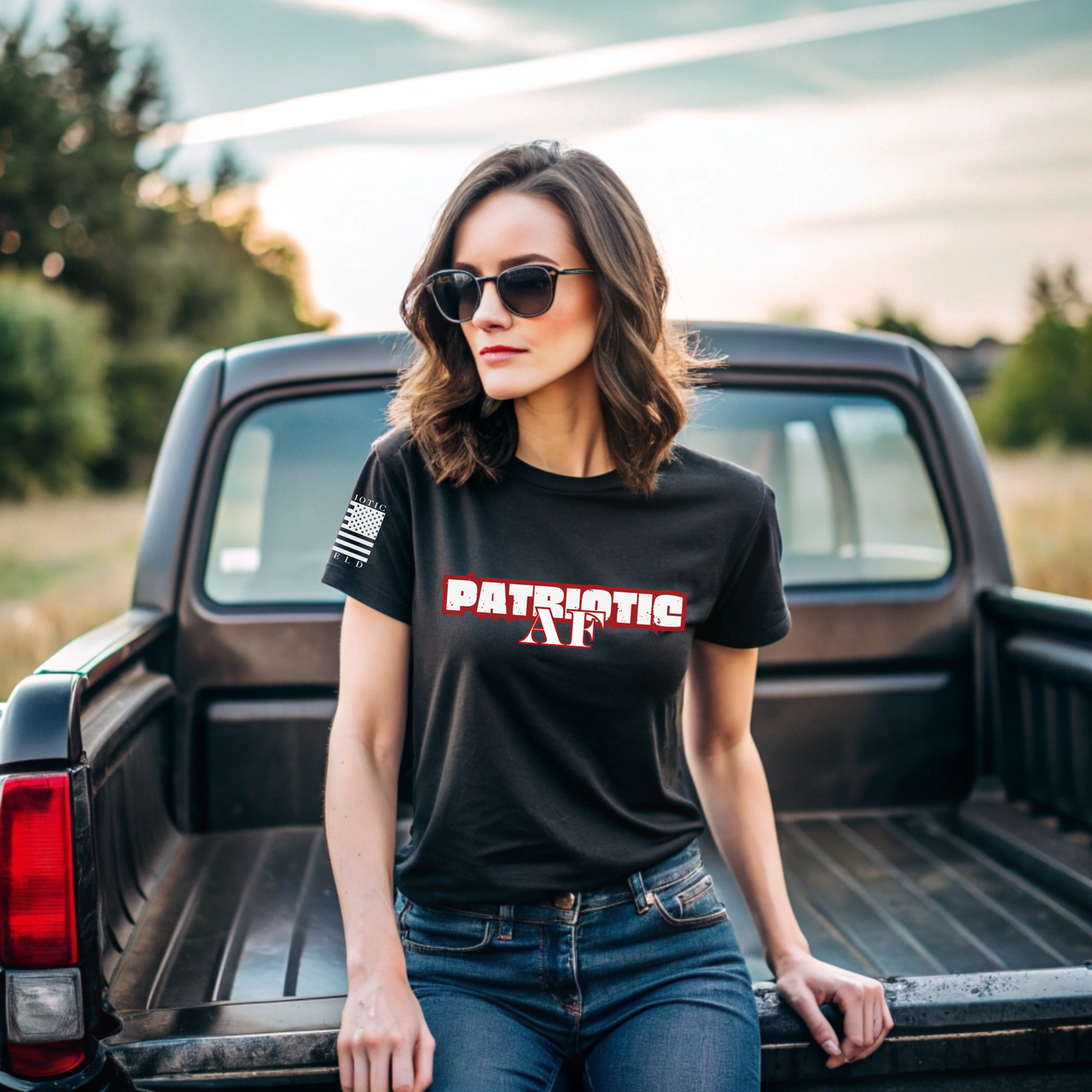 Unapologetic Patriotic AF T-shirt perfect for making a bold statement