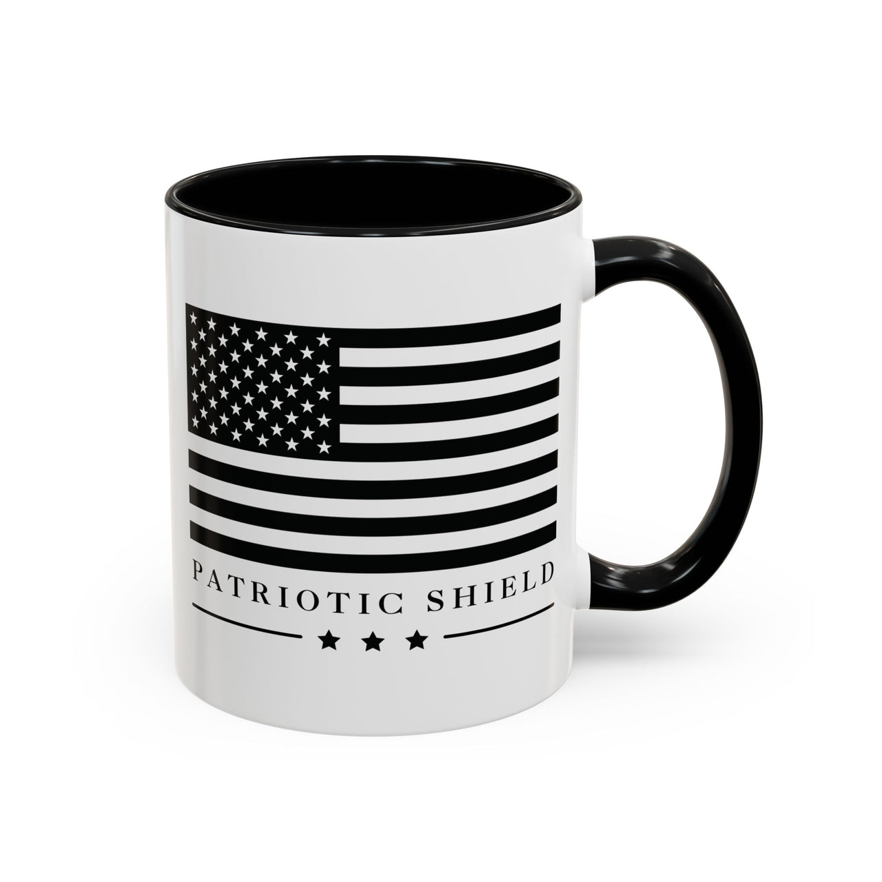 Revolutionary Spirit Coffee Mug with Freedom Quote and American Flag