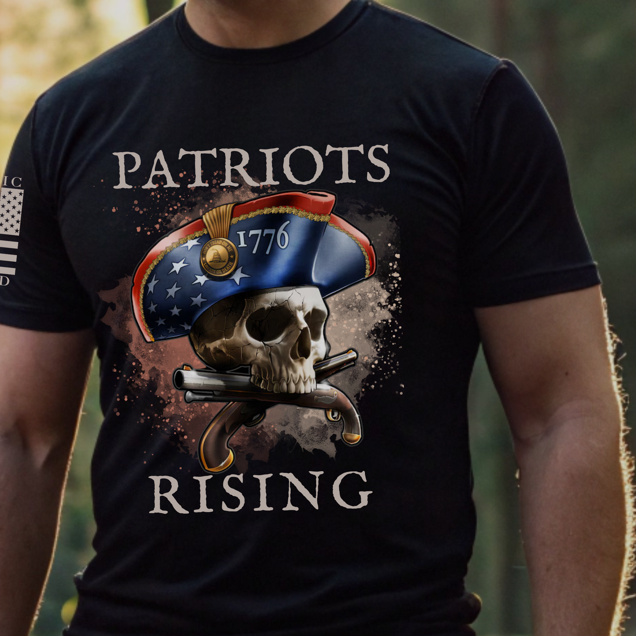 High-Quality Patriotic Shirt - Boldly Represent Freedom and Justice