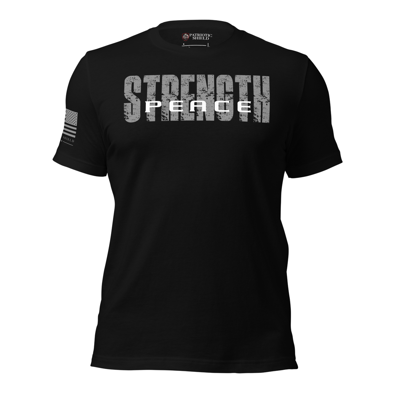 Bold pro-America strength message shirt for patriots
