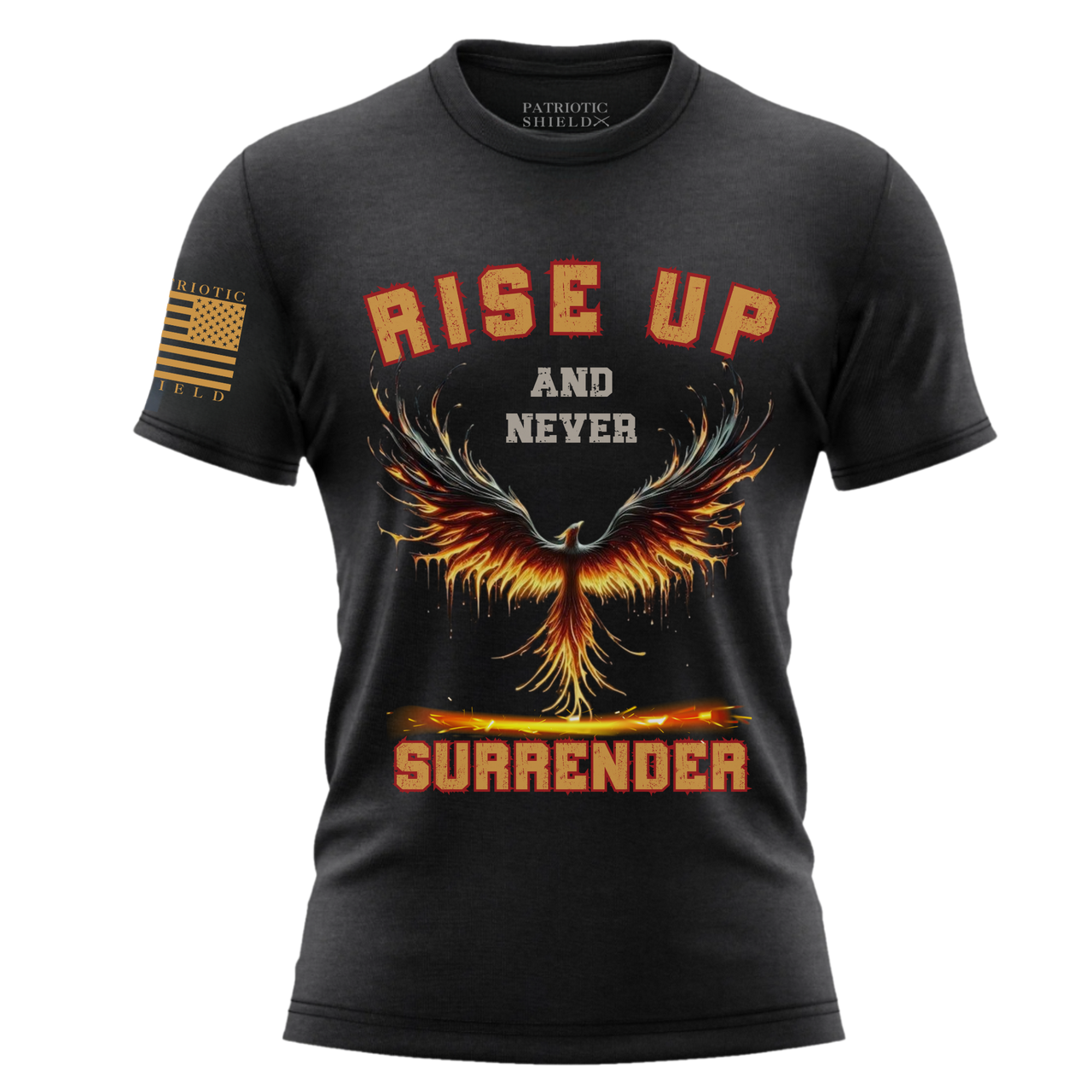 Bold Phoenix Rising Tee – Unbreakable Spirit for True Warriors