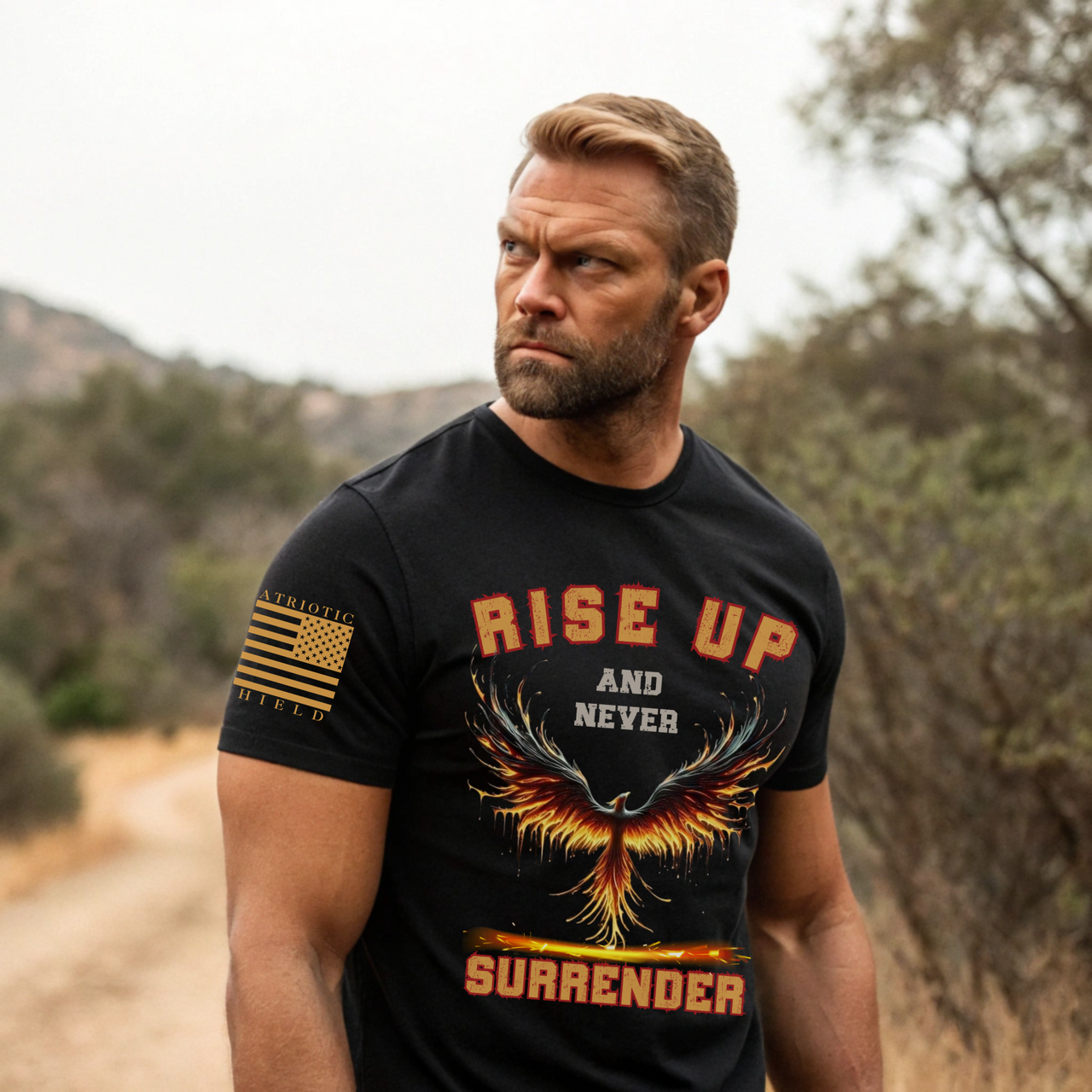 Empowering warrior T-Shirt – Rise from the Ashes with Phoenix Design