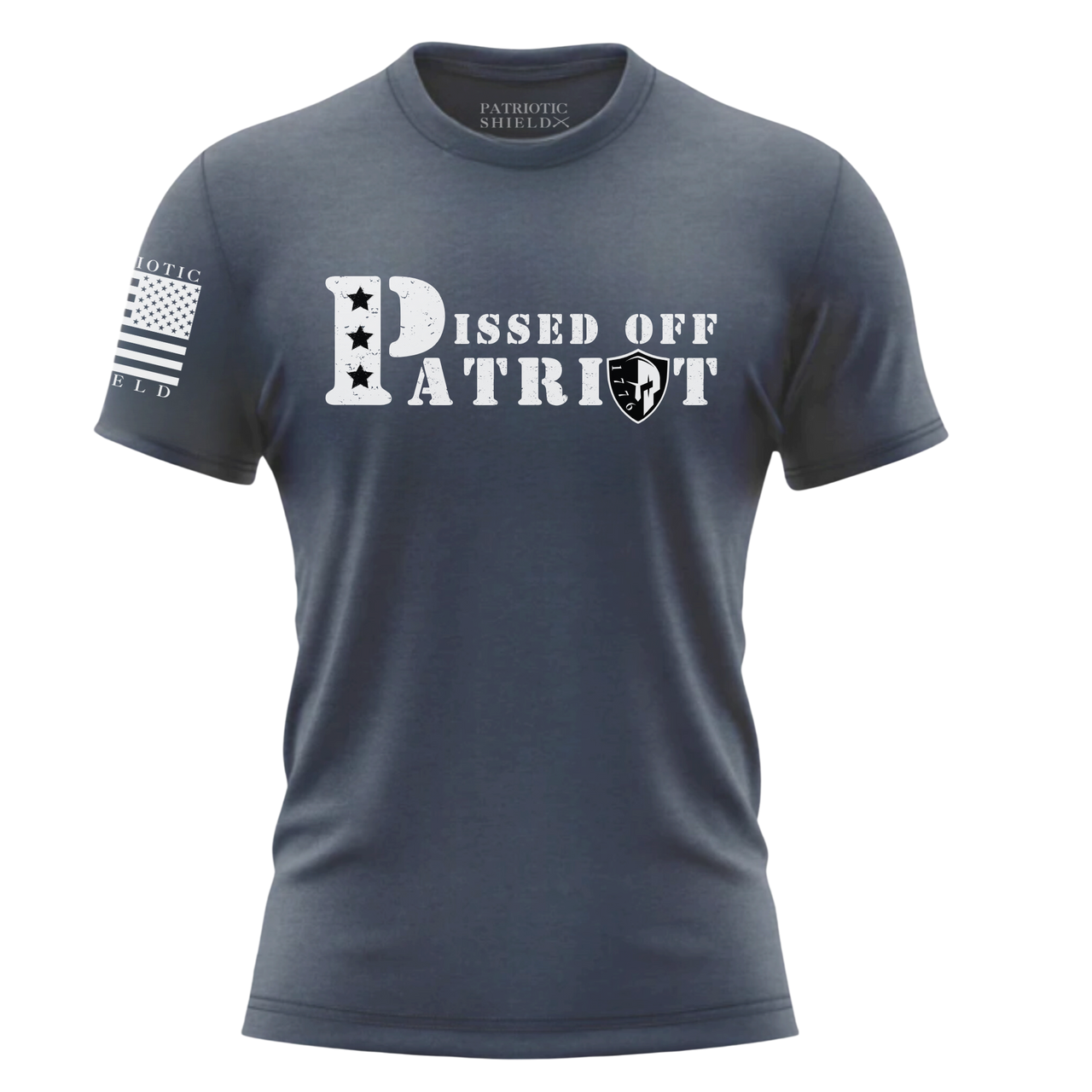 High-Quality American T-Shirt – designed for unyielding patriots. navy