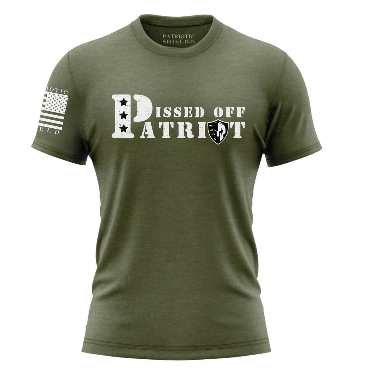 Comfortable and Durable Patriotic Shirt – For True Patriots. military green