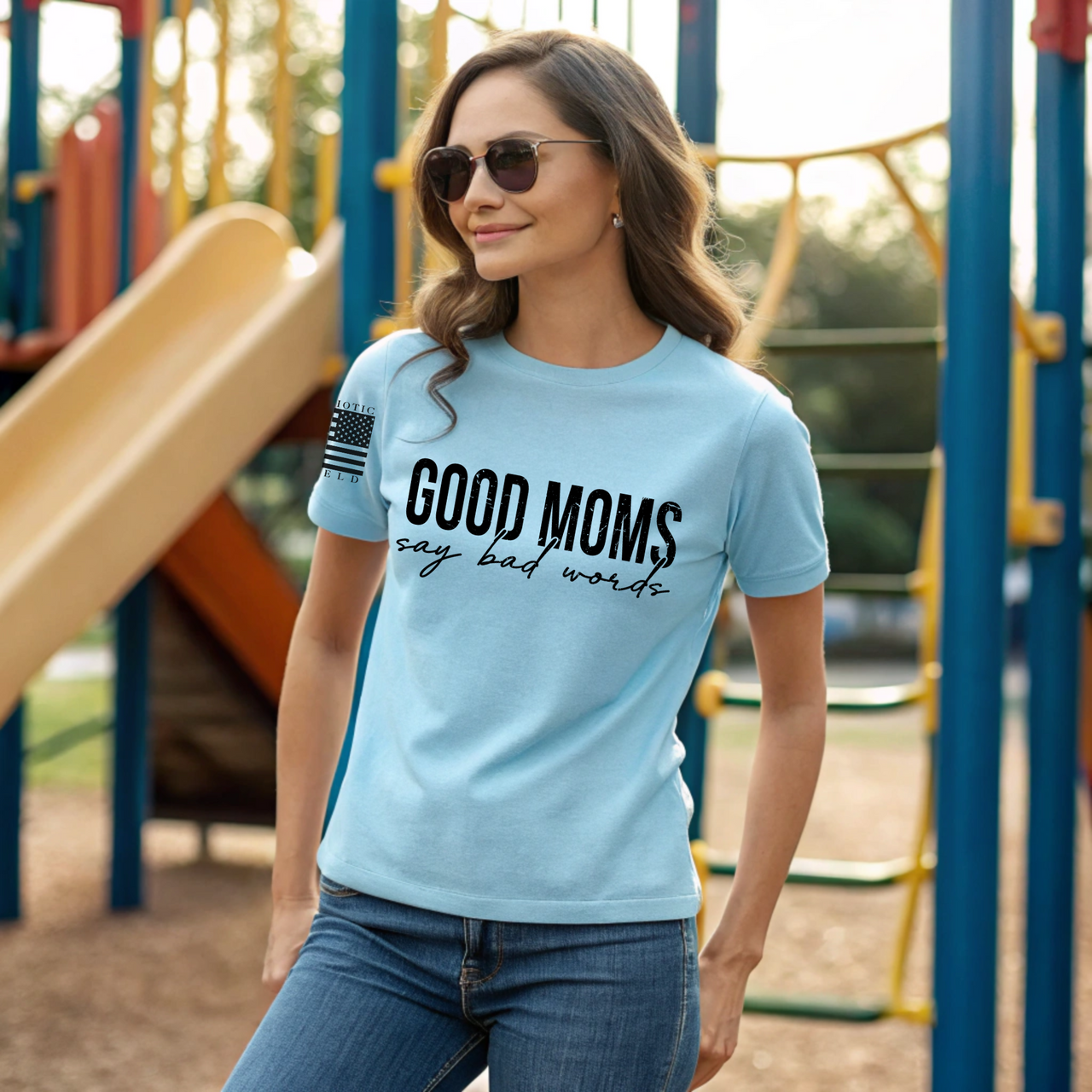 Unapologetic Potty Mouth Mom Tee – Relaxed Fit T-Shirt for patriot women