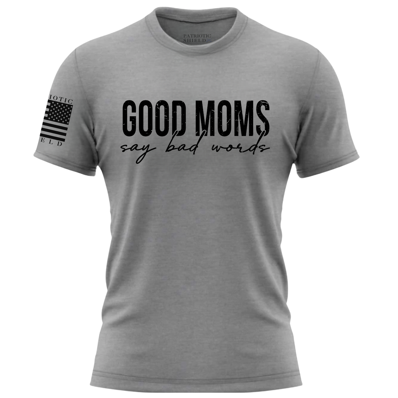 Potty Mouth Mom T-Shirt – Funny Women's Tee in Athletic Heather