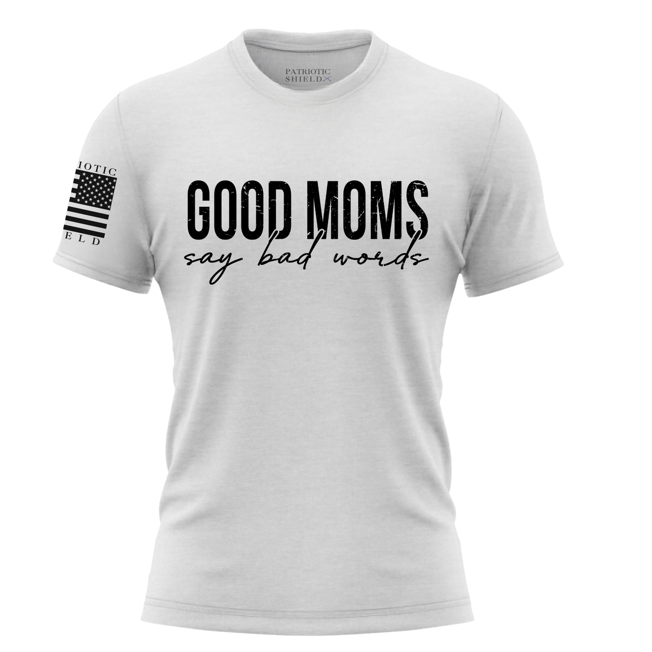 Casual Graphic T-Shirt for Moms – Potty Mouth Design in White