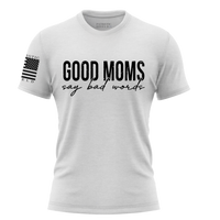 Thumbnail for Casual Graphic T-Shirt for Moms – Potty Mouth Design in White