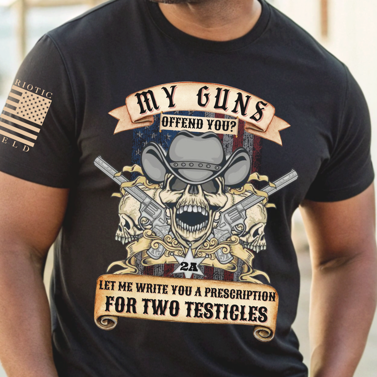 Unapologetic Pro-Gun Tee - Freedom and Firearms Go Hand in Hand