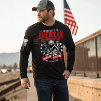 Unisex patriotic long sleeve shirt for Americans