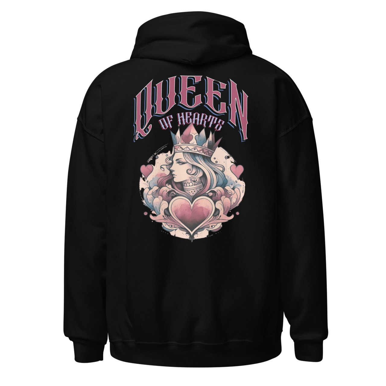 Women’s Hoodie Patriotic Queen of Hearts is the perfect gift for patriot women