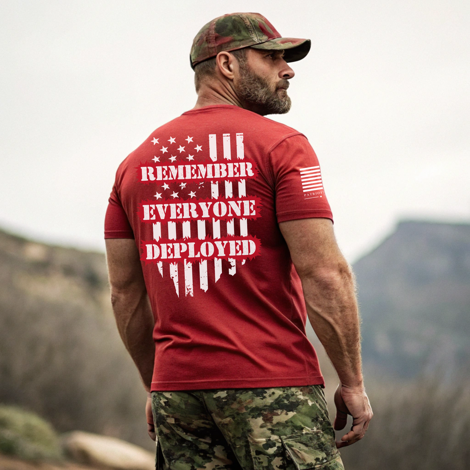 Support our troops RED T-shirt