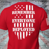 RED Friday shirt to remember our deployed American soldiers
