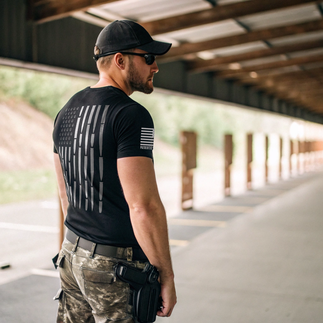 patriotic Tactical shooting shirt for range training