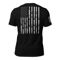 Bold Range Day shirt with graphic pro guns design