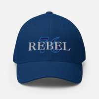 Unisex Rebel Hat Honoring American Revolution. royal blue