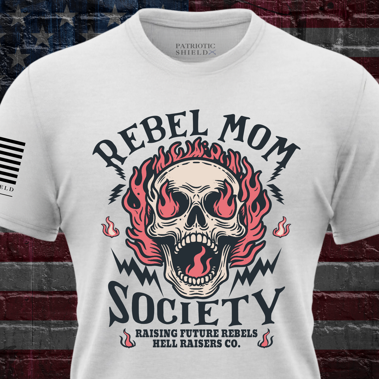 Rebel Mom Society patriotic shirt