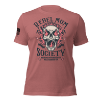 Patriotic women’s t-shirt for moms. mauve