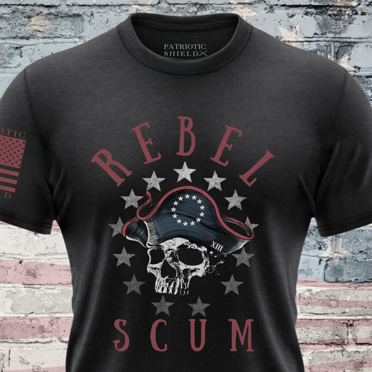 Rebel Scum T-Shirt - Defiant Patriotic Apparel for Warriors