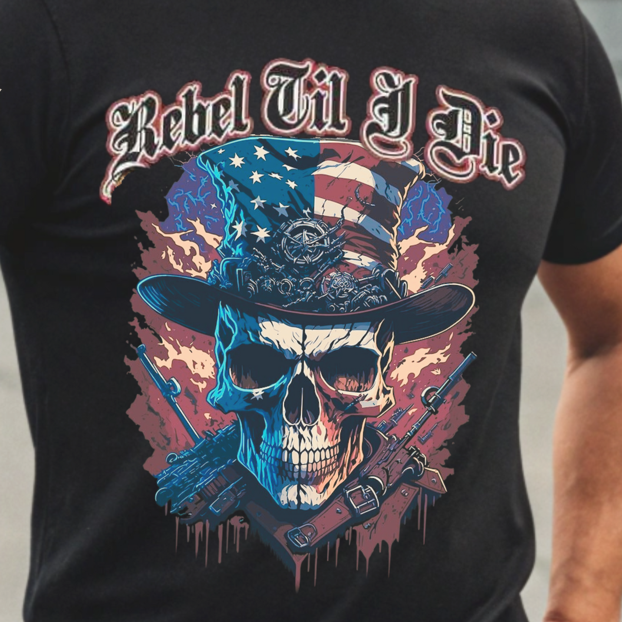 High-Quality Rebel Tee - Perfect for patriots Who Never Back Down