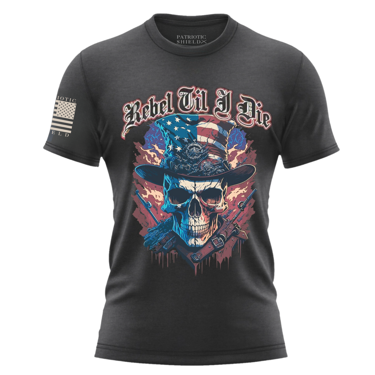 Patriotic Apparel - Rebel ‘Til I Die Shirt for patriots with an attitude