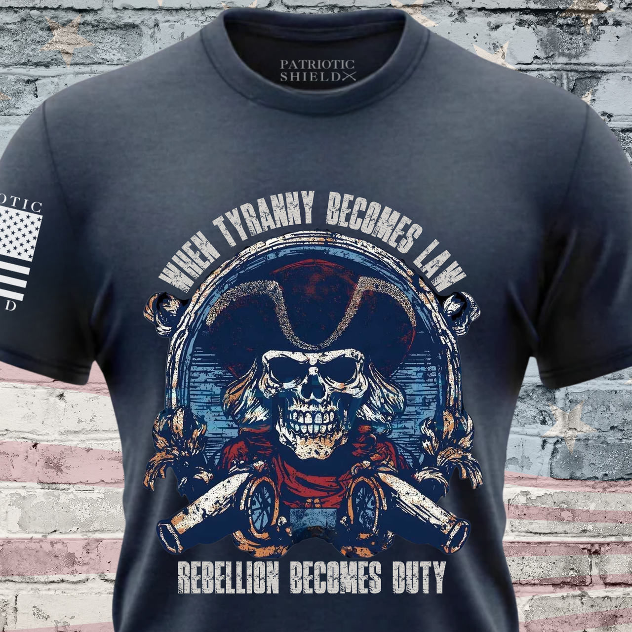 Patriotic T-Shirt - When Tyranny Becomes Law, Rebellion Becomes Duty