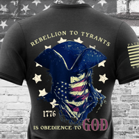 Thumbnail for Rebellion to Tyrants T-Shirt – Patriotic Statement Apparel for true patriots